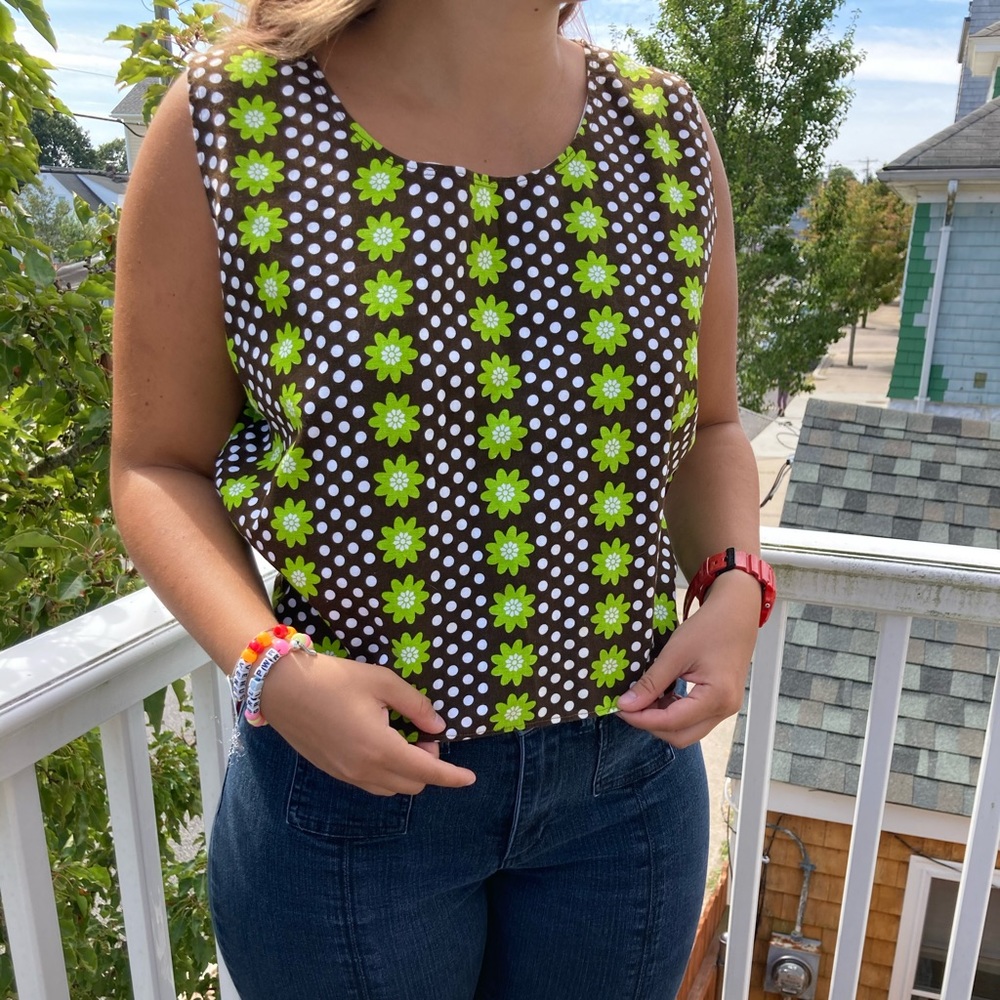 Vintage inspired handmade tank